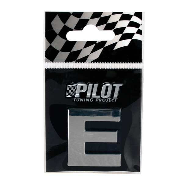 Αυτοκόλλητο Γράμμα 3D PILOT TYPE-3 "E" (28mm)