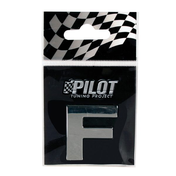 Αυτοκόλλητο Γράμμα 3D PILOT TYPE-3 "F" (28mm)