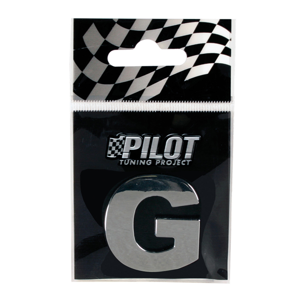 Αυτοκόλλητο Γράμμα 3D PILOT TYPE-3 "G" (28mm)