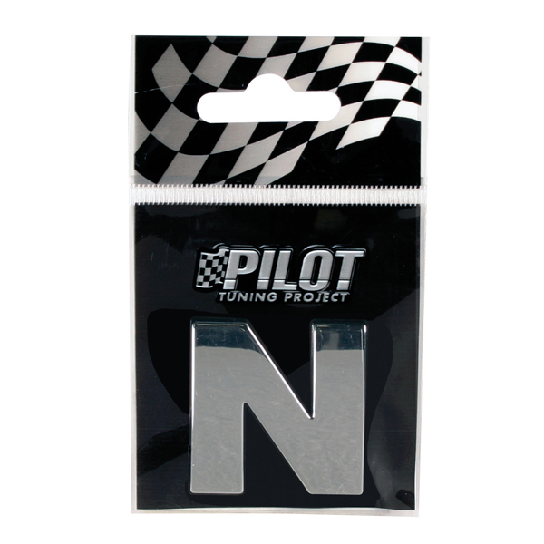 Αυτοκόλλητο Γράμμα 3D PILOT TYPE-3 "N" (28mm)