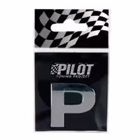Αυτοκόλλητο Γράμμα 3D PILOT TYPE-3 "P" (28mm)