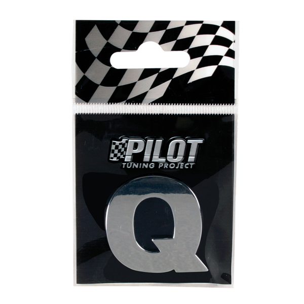 Αυτοκόλλητο Γράμμα 3D PILOT TYPE-3 "Q" (28mm)