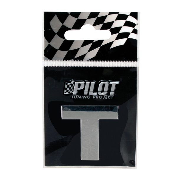 Αυτοκόλλητο Γράμμα 3D PILOT TYPE-3 "T" (28mm)