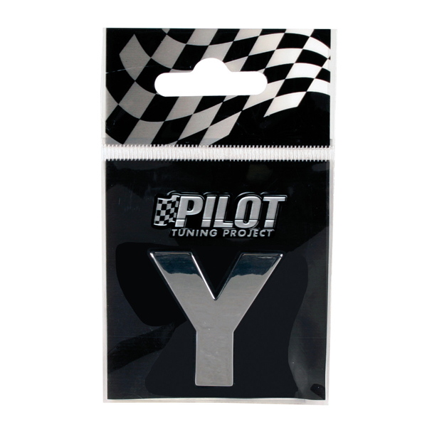 Αυτοκόλλητο Γράμμα 3D PILOT TYPE-3 "Y" (28mm)