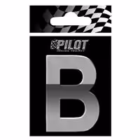 Αυτοκόλλητο Γράμμα 3D PILOT TYPE-4 "B" (70mm)