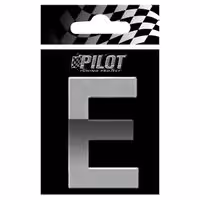 Αυτοκόλλητο Γράμμα 3D PILOT TYPE-4 "E" (70mm)