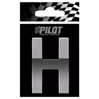 Αυτοκόλλητο Γράμμα 3D PILOT TYPE-4 "H" (70mm)