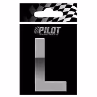 Αυτοκόλλητο Γράμμα 3D PILOT TYPE-4 "L" (70mm)