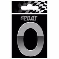 Αυτοκόλλητο Γράμμα 3D PILOT TYPE-4 "O" (70mm)
