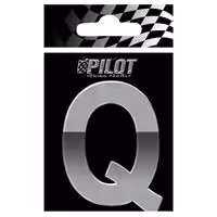 Αυτοκόλλητο Γράμμα 3D PILOT TYPE-4 "Q" (70mm)