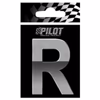 Αυτοκόλλητο Γράμμα 3D PILOT TYPE-4 "R" (70mm)