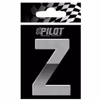 Αυτοκόλλητο Γράμμα 3D PILOT TYPE-4 "Z" (70mm)