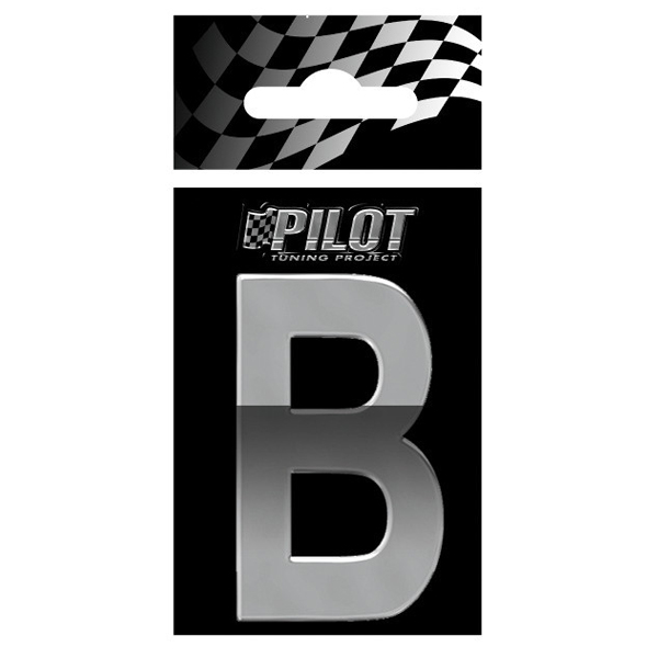 Αυτοκόλλητο Γράμμα 3D PILOT TYPE-5 "B" (56mm)