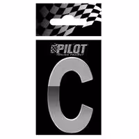 Αυτοκόλλητο Γράμμα 3D PILOT TYPE-5 "C" (56mm)