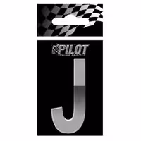 Αυτοκόλλητο Γράμμα 3D PILOT TYPE-5 "J" (56mm)