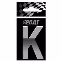 Αυτοκόλλητο Γράμμα 3D PILOT TYPE-5 "K" (56mm)