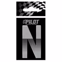 Αυτοκόλλητο Γράμμα 3D PILOT TYPE-5 "N" (56mm)