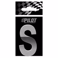 Αυτοκόλλητο Γράμμα 3D PILOT TYPE-5 "S" (56mm)