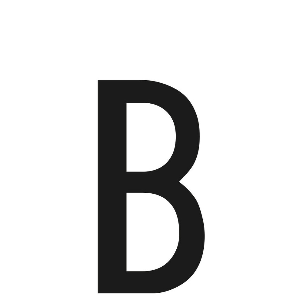Αυτοκόλλητο Γράμμα Πινακίδων LAMPA "B" (30mm x 60mm)