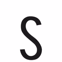 Αυτοκόλλητο Γράμμα Πινακίδων LAMPA "S" (30mm x 60mm)