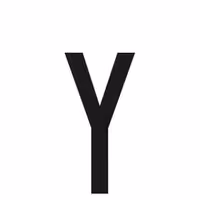 Αυτοκόλλητο Γράμμα Πινακίδων LAMPA "Y" (30mm x 60mm)