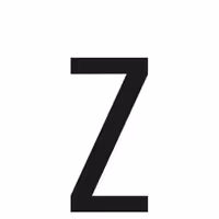 Αυτοκόλλητο Γράμμα Πινακίδων LAMPA "Z" (30mm x 60mm)