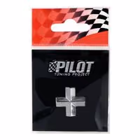 Αυτοκόλλητο Σύμβολο 3D PILOT TYPE-2 "+" (26mm)
