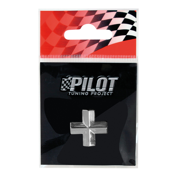 Αυτοκόλλητο Σύμβολο 3D PILOT TYPE-2 "+" (26mm)