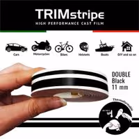 Ταινία 4R TRIMstripe (2 Γραμμές / Μαύρο / 11mm x 10m)
