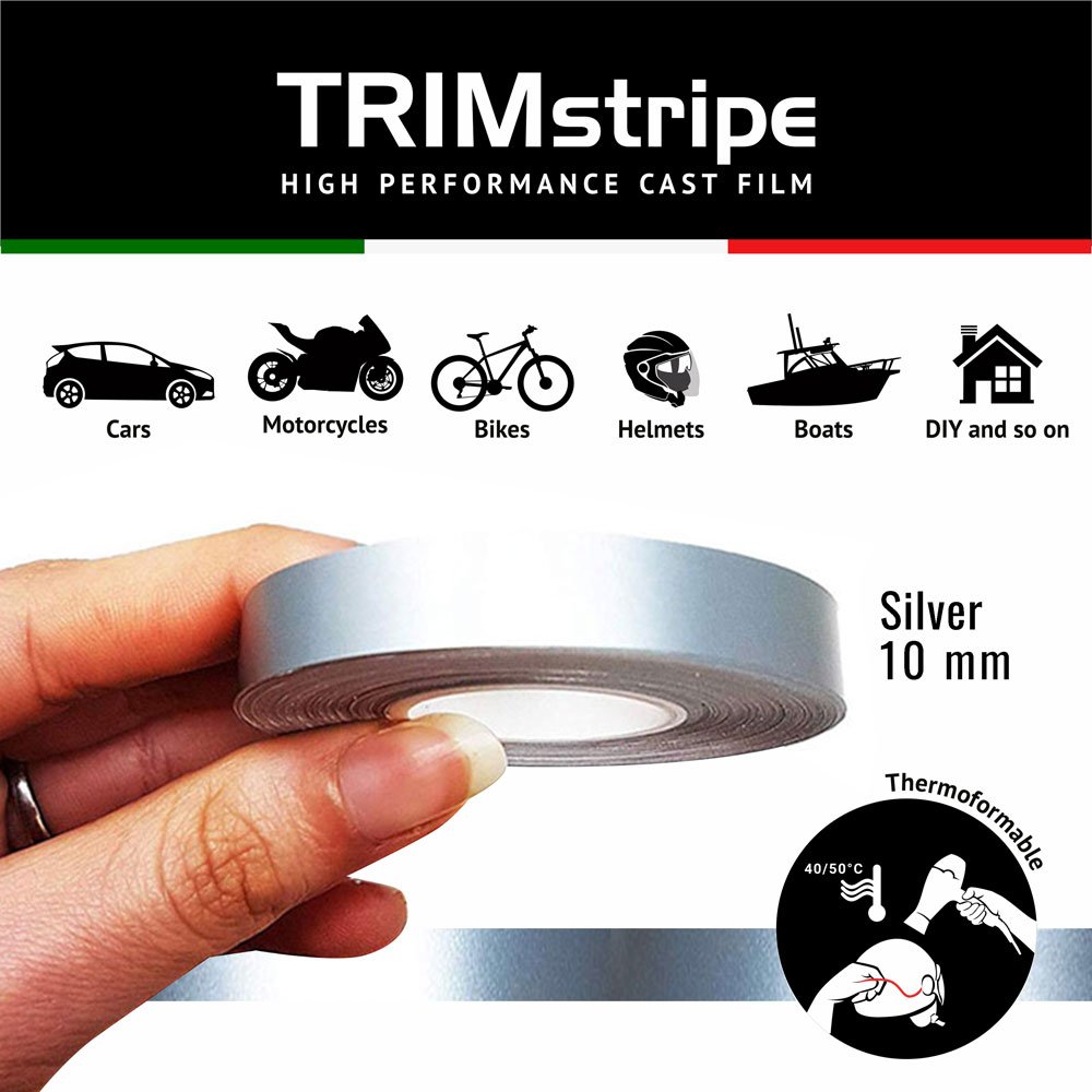 Ταινία 4R TRIMstripe (1 Γραμμή / Ασημί / 5mm x 10m)