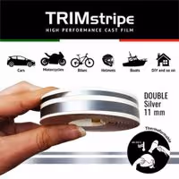 Ταινία 4R TRIMstripe (2 Γραμμές / Ασημί / 11mm x 10m)