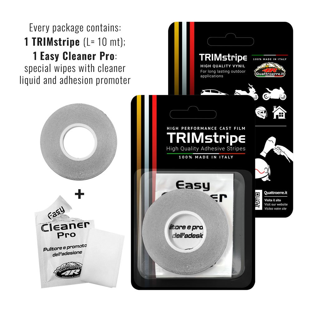 Ταινία 4R TRIMstripe (2 Γραμμές / Ασημί / 11mm x 10m)