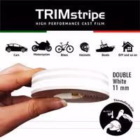 Ταινία 4R TRIMstripe (2 Γραμμές / Άσπρο / 11mm x 10m)