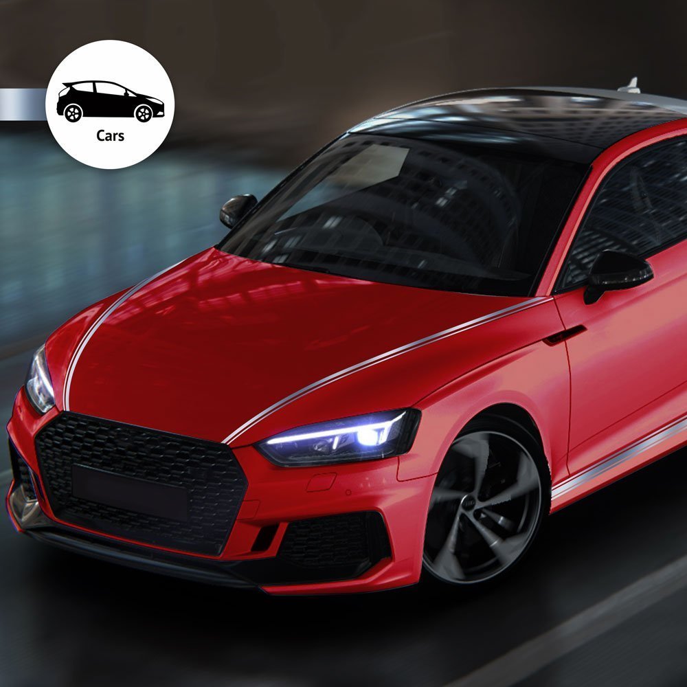 Ταινία 4R TRIMstripe (2 Γραμμές / Άσπρο / 11mm x 10m)