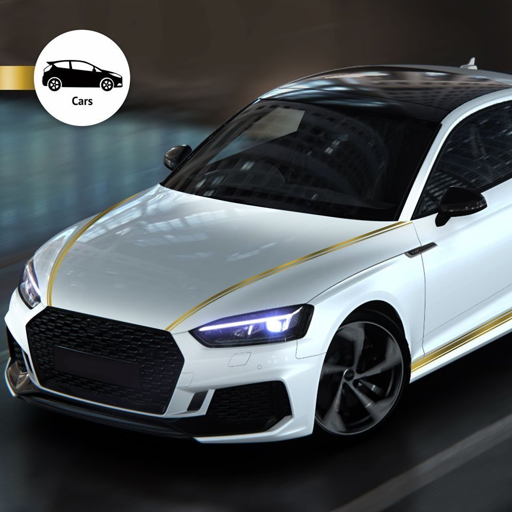 Ταινία 4R TRIMstripe (2 Γραμμές / Χρυσό / 11mm x 10m)