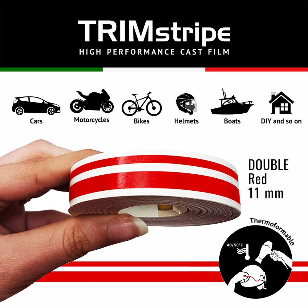 Ταινία 4R TRIMstripe (2 Γραμμών / Κόκκινο / 11mm x 10m)
