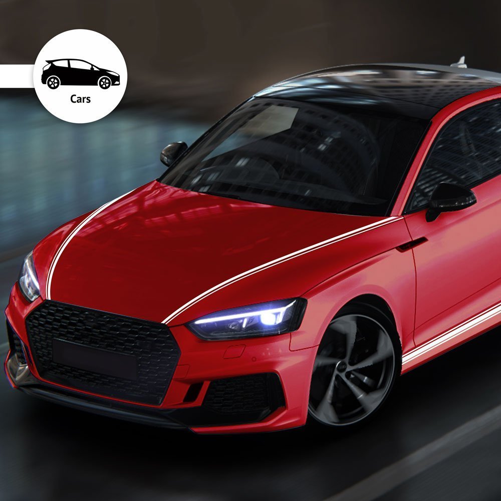 Ταινία 4R TRIMstripe (3 Γραμμές / Άσπρο / 50mm x 10m)