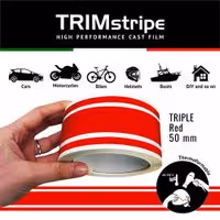 Ταινία 4R TRIMstripe (3 Γραμμές / Κόκκινο / 50mm x 10m)