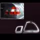 Μασκάκια Φαναριών BMW E46,4D '03 (Οπίσθια/Ασημί)
