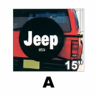 Κάλυμμα Ρεζέρβας Autoline JEEP 15" A