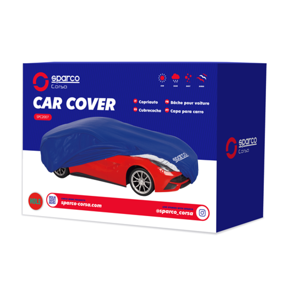 Κουκούλα Αυτοκινήτου SPARCO SPC2007XXL (571cm x 203cm x 120cm)