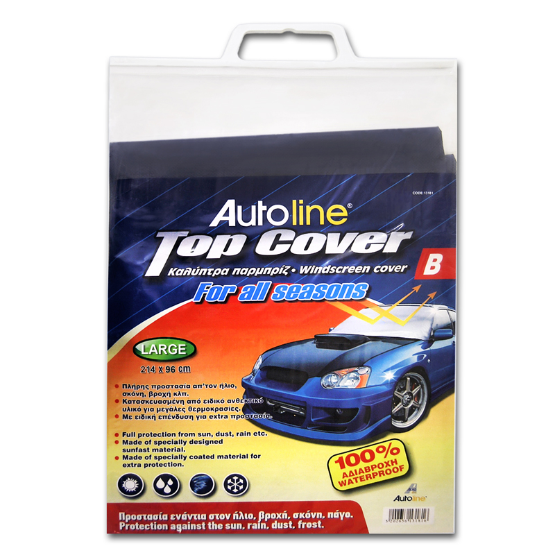 Ηλιοπροστασία TOP COVER  Παρμπρίζ/Εξωτερική (L - 214cm x 96cm)