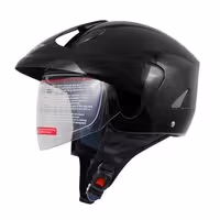 Κράνος Μοτοσυκλέτας V CAN V520 Sport Half Face (Μαύρο / L)
