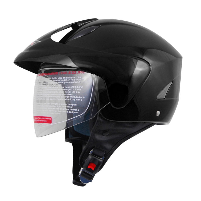Κράνος Μοτοσυκλέτας V CAN V520 Sport Half Face (Μαύρο / S)