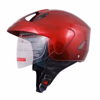 Κράνος Μοτοσυκλέτας V CAN V520 Sport Half Face (Μπορντώ / S)