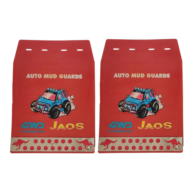 Λασπωτήρες 4WD JAOS (35cm x 25cm / Κόκκινο)