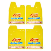 ΛΑΣΠΩΤΗΡΕΣ SUV 48x36cm 4ΤΜΧ - 4WD ΚΙΤΡΙΝΟ