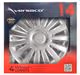 Amio - ΤΑΣΙΑ 14" HUBCAP LUXURY ΑΣΗΜΙ ΜΕ ΔΙΑΜΕΤΡΟ ΓΙΑ ΣΗΜΑ 6,5cm ΣΕΤ ΣΕ ΚΟΥΤΙ- 4 ΤΕΜ. (1150/AM)