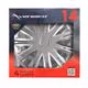Amio - ΤΑΣΙΑ 14" HUBCAP SPARK ΑΣΗΜΙ - ΣΕΤ 4ΤΕΜ ΣΕ ΚΟΥΤΙ (1082/AM)
