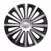 Amio - ΤΑΣΙΑ 14" HUBCAP TREND SILVER BLACK - ΣΕΤ 4ΤΕΜ ΣΕ ΚΟΥΤΙ (6834/AM)